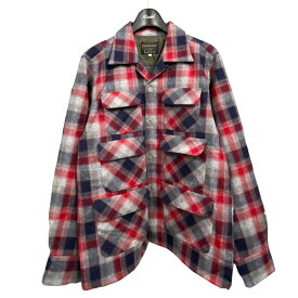 【中古】south2 west8×PENDLETON　｢6 Pocket Classic Shi - Wool Plaid Cloth｣チェックシャツ グレー×レッド サイズ：XS 【311223】（サウス2ウエスト8×ペンドルトン）