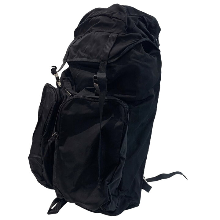 楽天市場】【中古】PRADA「V136」三角プレートバックパック ブラック 