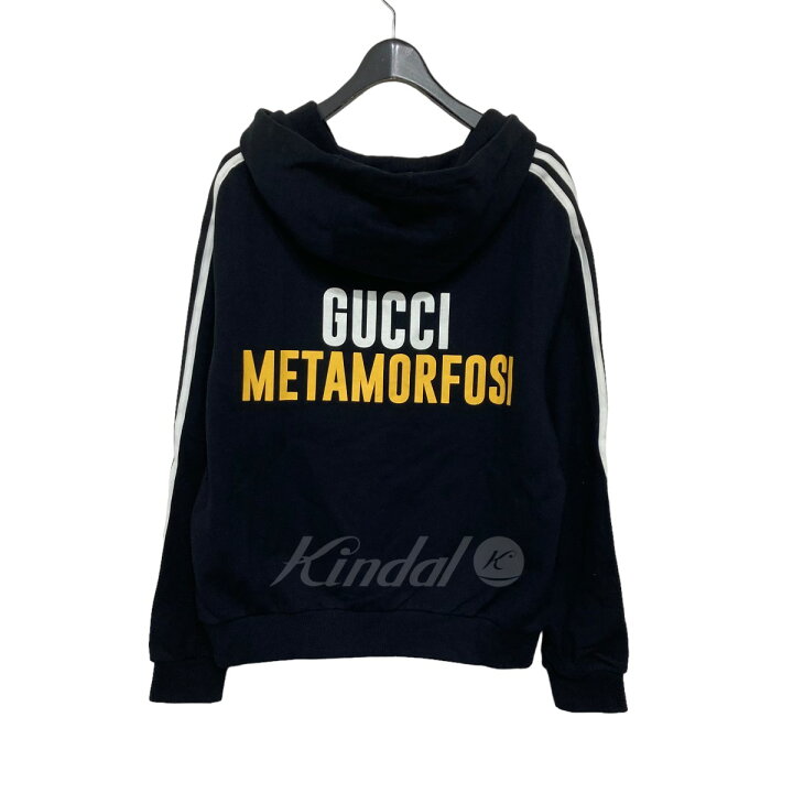 楽天市場】【中古】GUCCI ×adidas パーカー ブラック×ホワイト サイズ 
