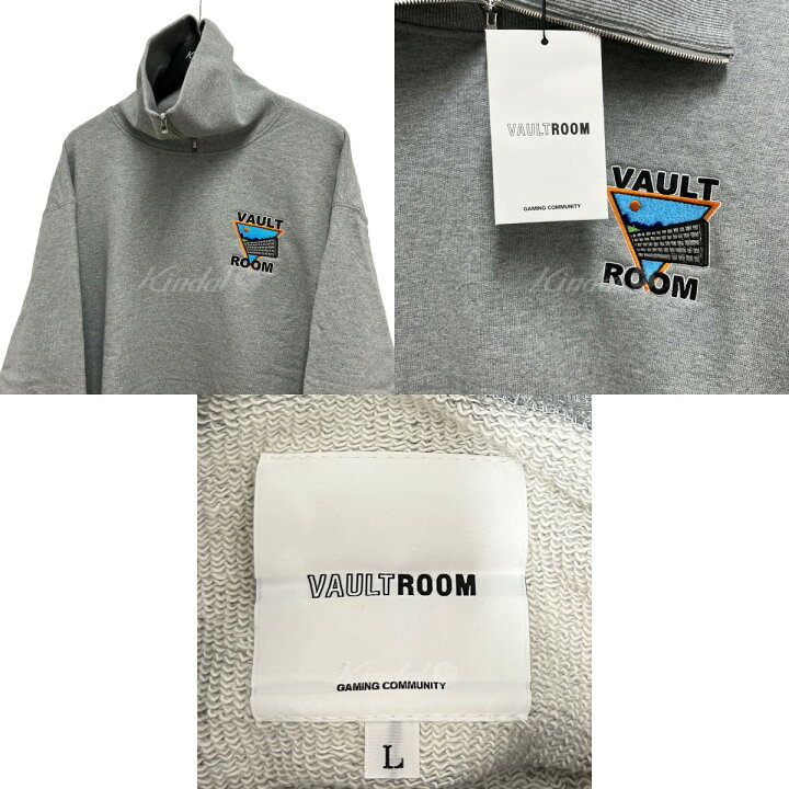 楽天市場】【中古】VAULTROOMKEYBOARD HALF ZIP SWEAT グレー サイズ 