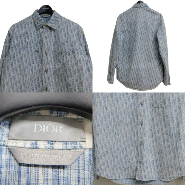 楽天市場】【中古】Dior オブリークカスリコットンデニムオーバー 