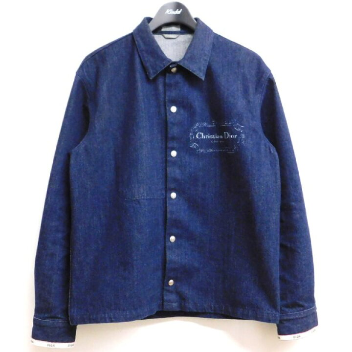 楽天市場】【中古】Dior Homme デニムシャツジャケット ネイビー  