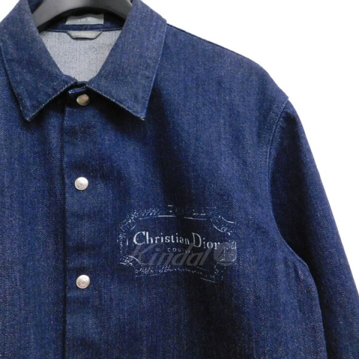 楽天市場】【中古】Dior Homme デニムシャツジャケット ネイビー 