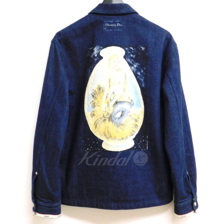楽天市場】【中古】Dior Homme デニムシャツジャケット ネイビー 