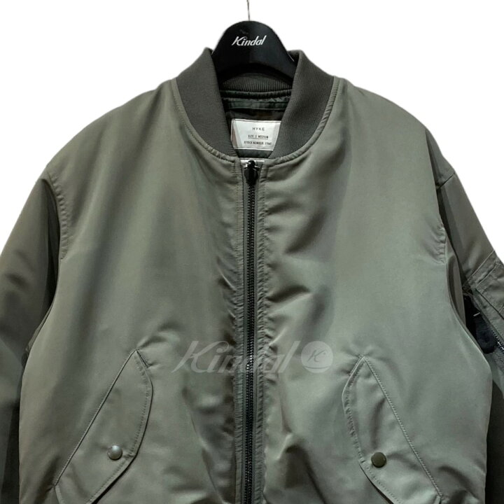 楽天市場】【中古】HYKE MA-1フライトボンバージャケット 222-27047 