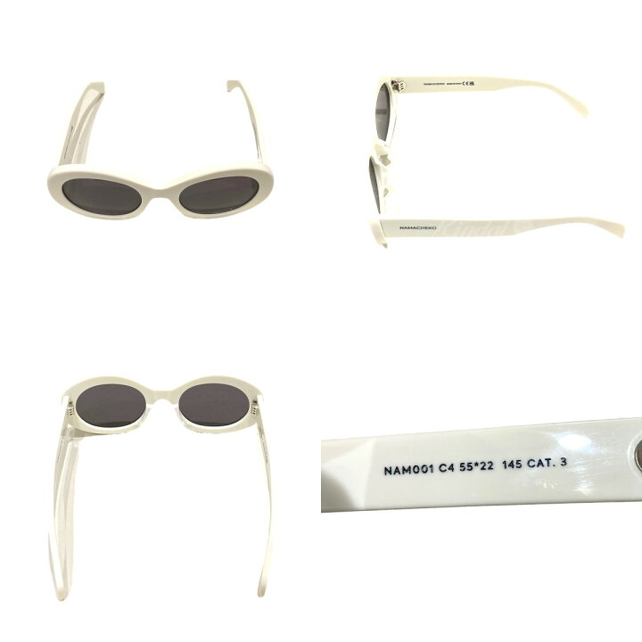 楽天市場】【中古】NAMACHEKO2023SS サングラス NAM001 ホワイト 