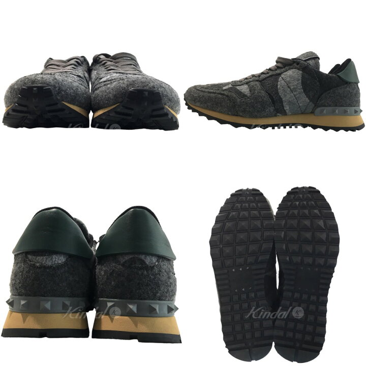 楽天市場】【中古】VALENTINOカモフラージュ柄ウールローカット  