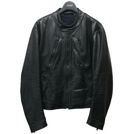 【中古】Martin Margiela14｢5ZIP RIDERS JACKET｣ホースレザー5ZIPライダースジャケット ブラック サイズ：44【価格見直し】