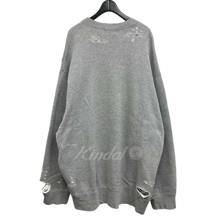 楽天市場】【中古】kolor ダメージ加工スウェット グレー サイズ：3 