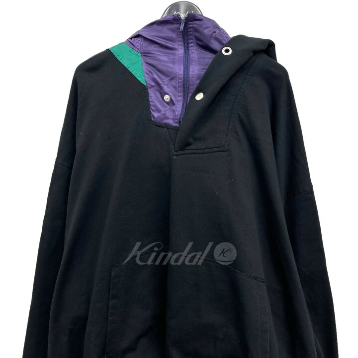 楽天市場】【中古】kolor 2023SS ドッキングパーカー ブラック 