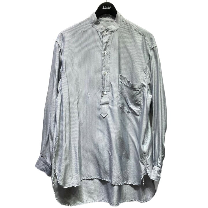 楽天市場】【中古】COMOLI22AW シルクストライプ プルオーバーシャツ 