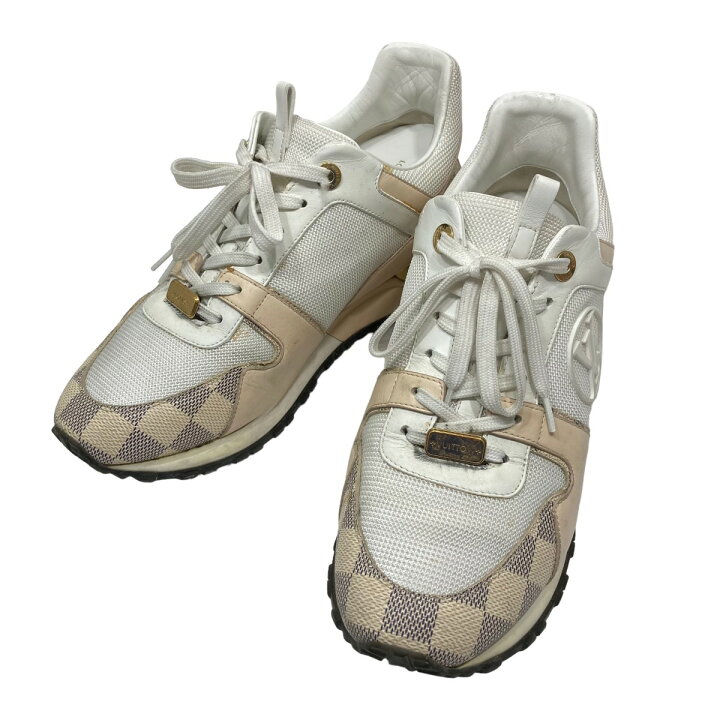 楽天市場】【中古】LOUIS VUITTON ダミエ ランアウェイスニーカー 