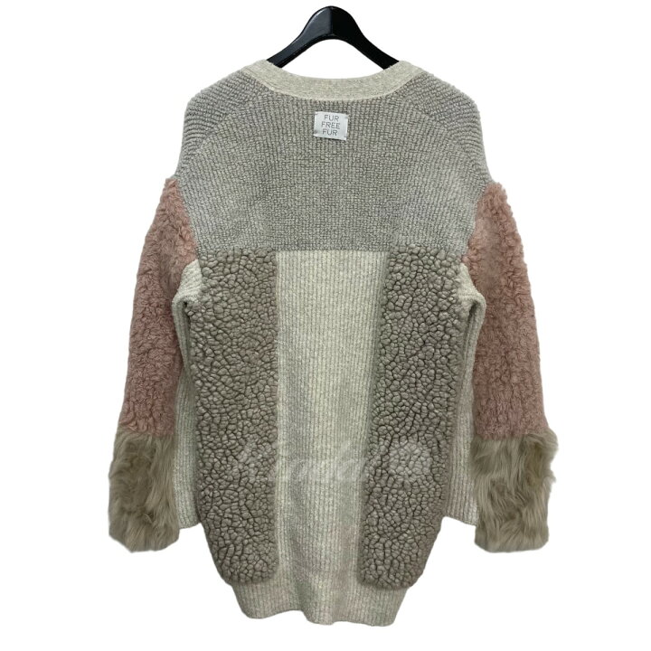 楽天市場】【中古】STELLA McCARTNEY フェイクファー切替カーディガン 