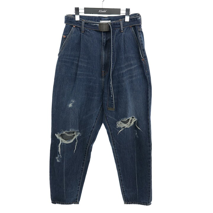 楽天市場】【中古】doublet DAMAGED SILK DENIM PANTS シルク混デニム 