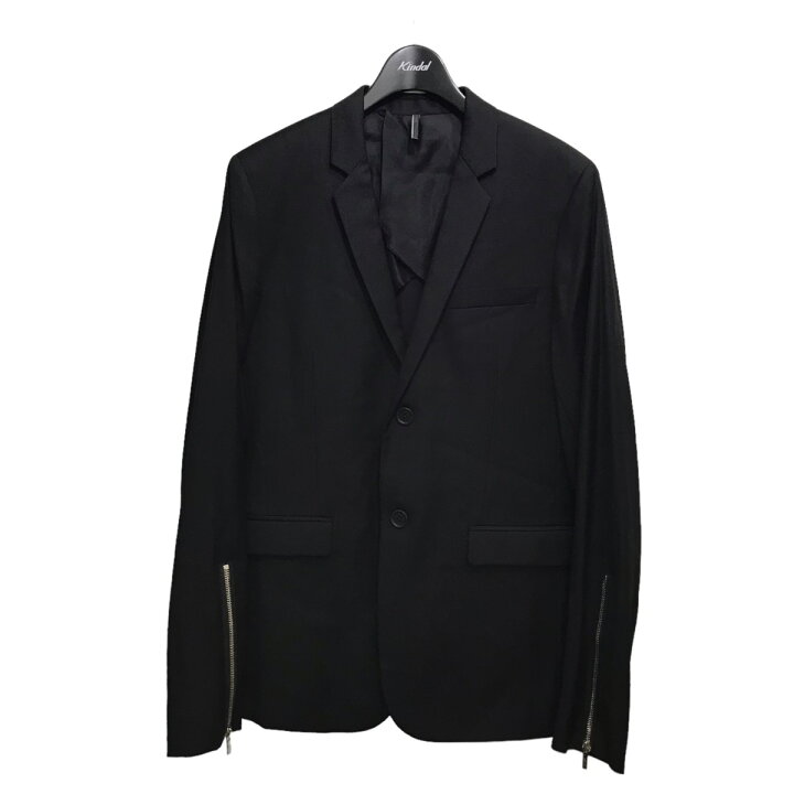 楽天市場】【中古】Dior Homme 袖ジップウールテーラードジャケット 