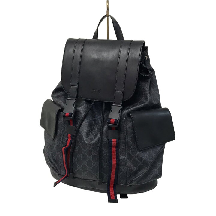 楽天市場】【中古】GUCCIソフトGGスプリームキャンバスバックパック 