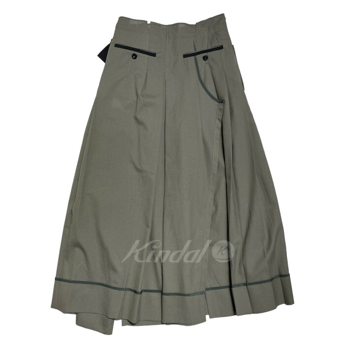 楽天市場】【中古】sacai 21SS Suitung Skirt スーチング スカート 