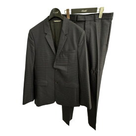 【中古】Dior Hommeストライプ セットアップ スーツ ネイビー サイズ：44／44【価格見直し】