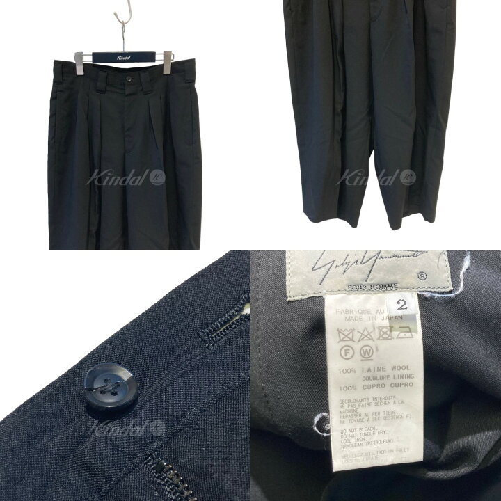 楽天市場】【中古】YOHJI YAMAMOTO pour homme 18SS 12本タックギャバ 