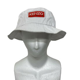 【中古】KENZO　バケットハット ホワイト サイズ：SIZE M 【040124】（ケンゾー）
