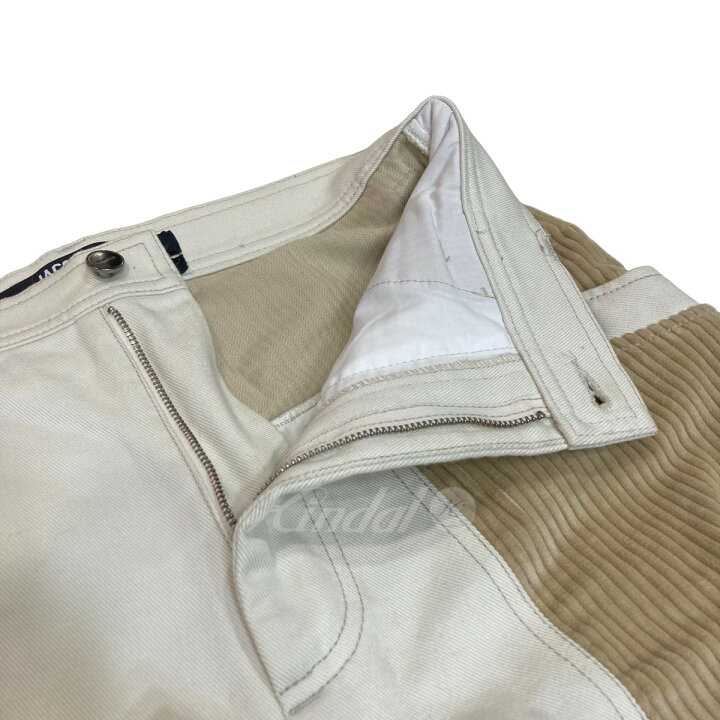 楽天市場】【中古】JACQUEMUS コーデュロイ切替パンツ ベージュ サイズ 