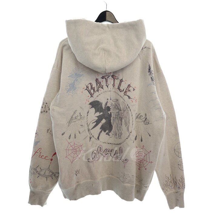 中古】SAINT Mxxxxxx 無慈悲 HOODIE_DR.WOO (SM-A21-0000-056)  