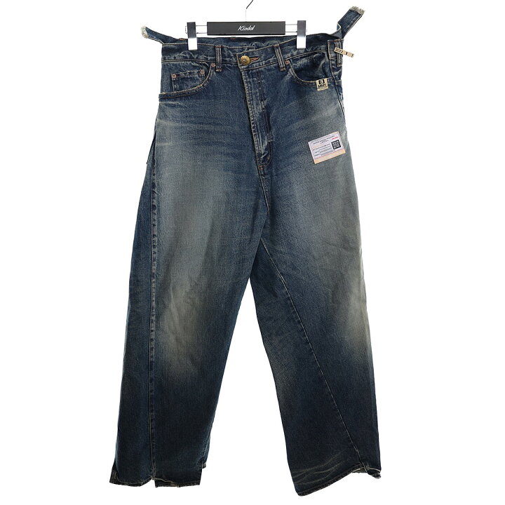 楽天市場】【中古】Maison MIHARA YASUHIRO SLIDED PIECE DENIM PANTS 