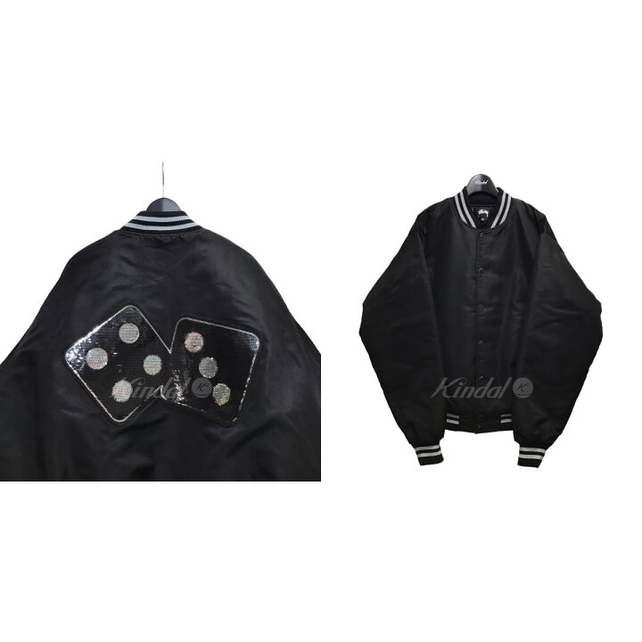 stussy 23SS SEQUINS SATIN JACKET 【公式通販】