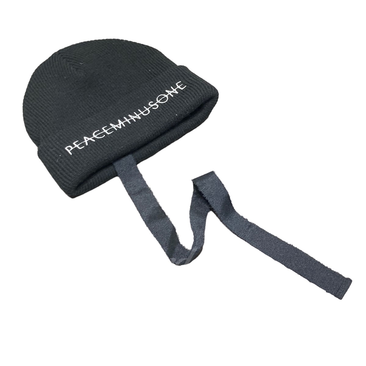 楽天市場】【中古】peaceminusone PMO KNIT CAP ニット帽 ブラック 