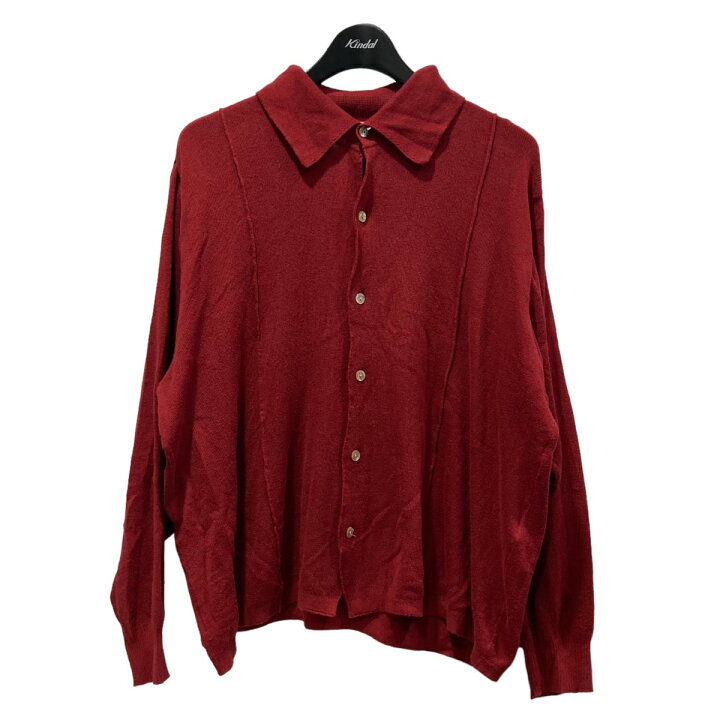 楽天市場】【中古】KAIKO ｢BOX KNIT SHIRT｣ニットシャツ レッド サイズ 