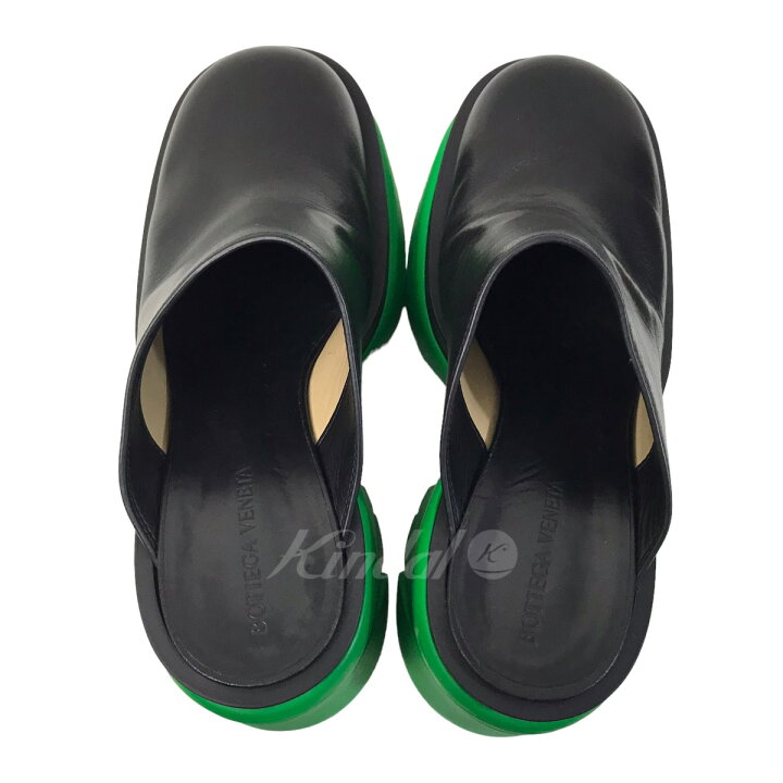 楽天市場】【中古】BOTTEGA VENETA Flash フラッシュミュール ブラック 