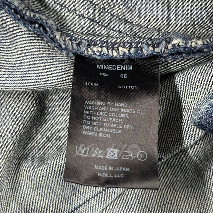 楽天市場】【中古】KIDILL×MINEDENIM ボンデージデニム インディゴ 