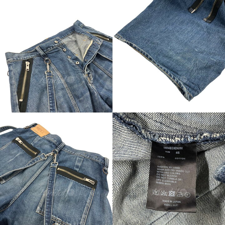 楽天市場】【中古】KIDILL×MINEDENIM ボンデージデニム インディゴ 