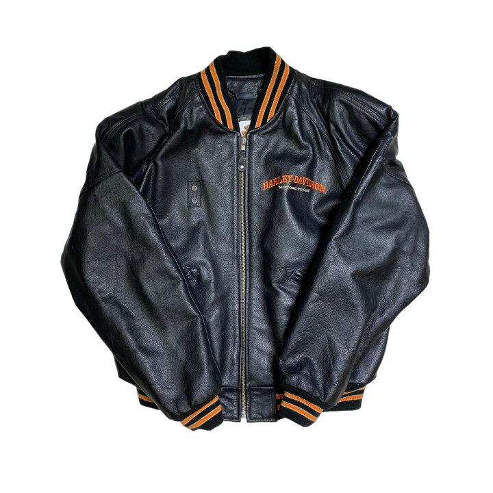 楽天市場】【中古】HARLEY-DAVIDSON レザージャケット ブラック サイズ 