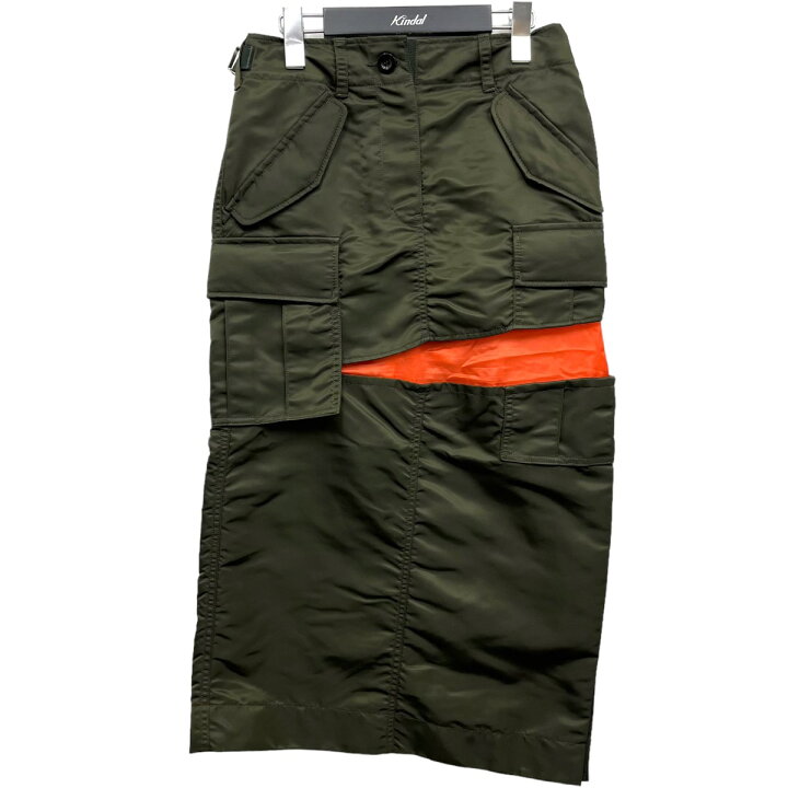 楽天市場】【中古】sacai ｢Nylon Twill Skirt｣ ナイロンツイルミックス  