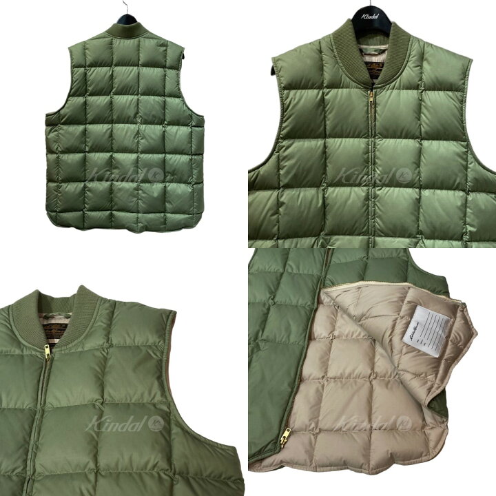 楽天市場】【中古】Eddie Bauer ×jjjjound ダウンベスト グリーン 