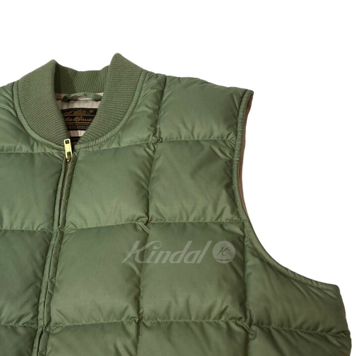 楽天市場】【中古】Eddie Bauer ×jjjjound ダウンベスト グリーン 