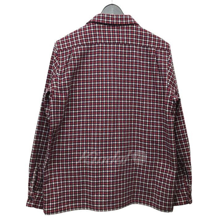 楽天市場】【中古】BUTCHER PRODUCTS ウールチェックシャツ レッド  
