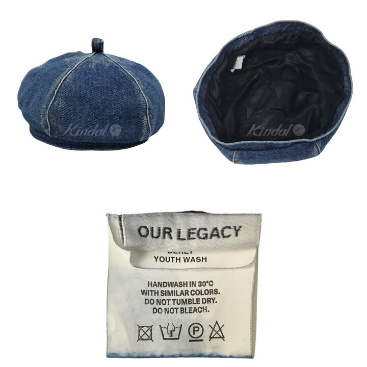 楽天市場】【中古】OUR LEGACYデニムベレー帽 インディゴ サイズ 