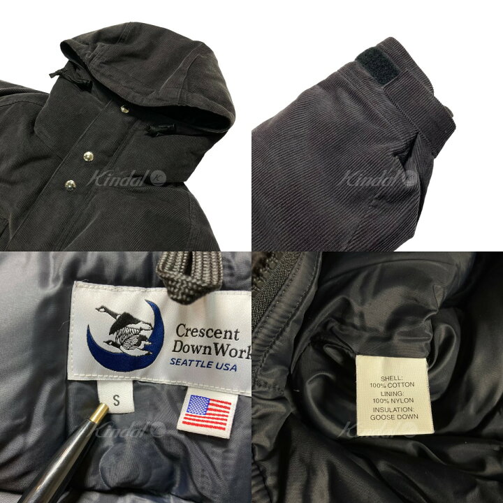楽天市場】【中古】Crescent Down Works コーデュロイダウンジャケット 