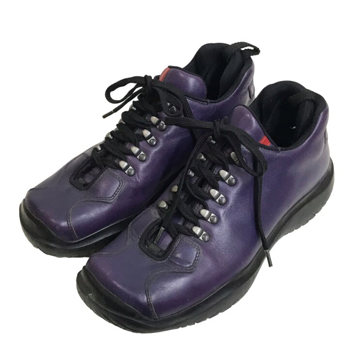 楽天市場】【中古】PRADA SPORTSスクエアトゥレザースニーカー 