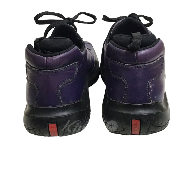 楽天市場】【中古】PRADA SPORTSスクエアトゥレザースニーカー 