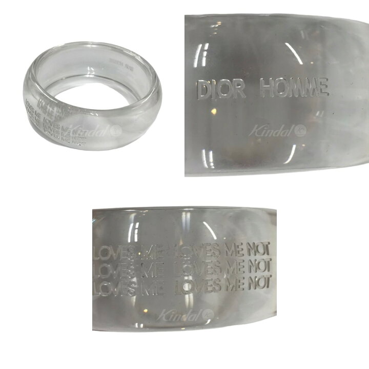 楽天市場】【中古】Dior Homme 「LOVE ME LOVE ME NOT」クリアバングル  