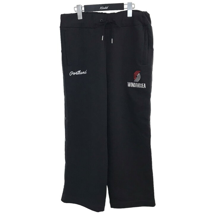 楽天市場】【中古】WIND AND SEA×NBAサイドボタンスウェットパンツ 