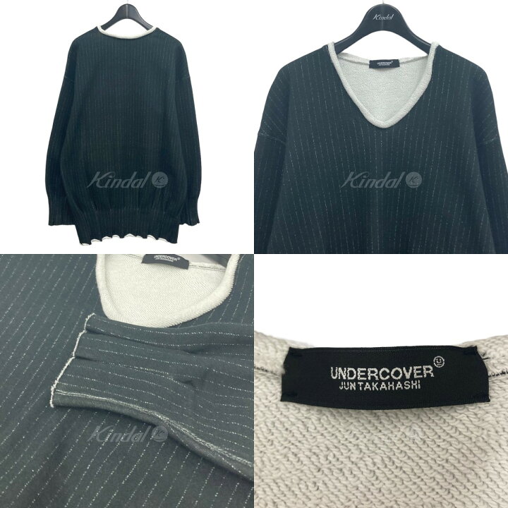 楽天市場】【中古】UNDERCOVER 2023AW Vネックスウェット グレー 