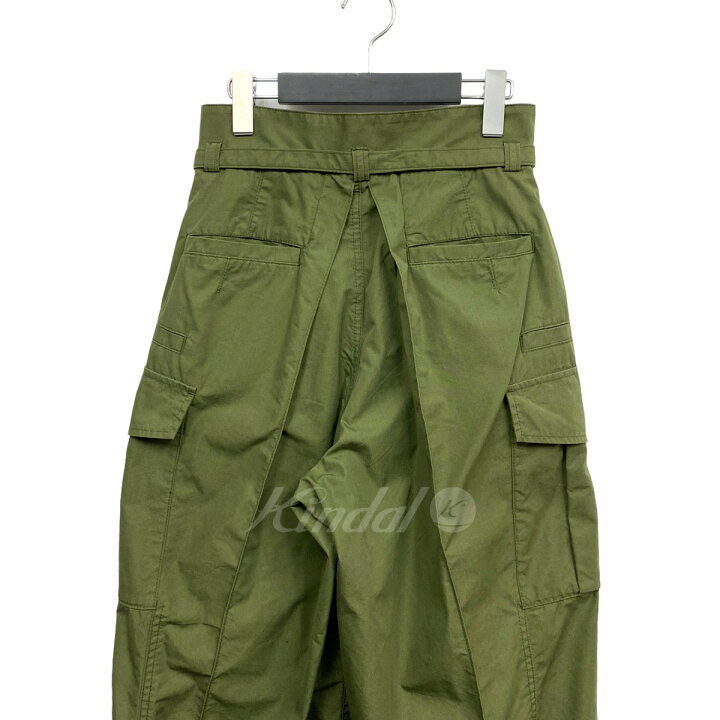 楽天市場】【中古】mame kurogouchi 22SS Tucked Cargo Trousersバック 