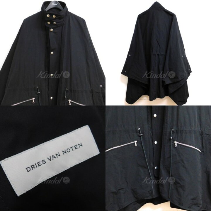 楽天市場】【中古】DRIES VAN NOTEN ポンチョコート ブラック 【090124 