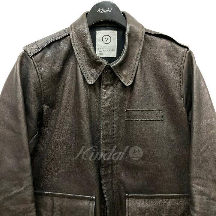 楽天市場】【中古】VISVIM「ELMENDORF JACKET」 A-2レザージャケット  