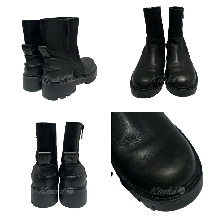楽天市場】【中古】UGG サイドジップブーツ POLK 1103752 ブラック 