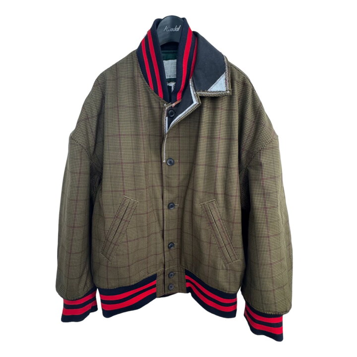 楽天市場】【中古】kolor23AW 襟ドッキングチャック柄ブルゾン 